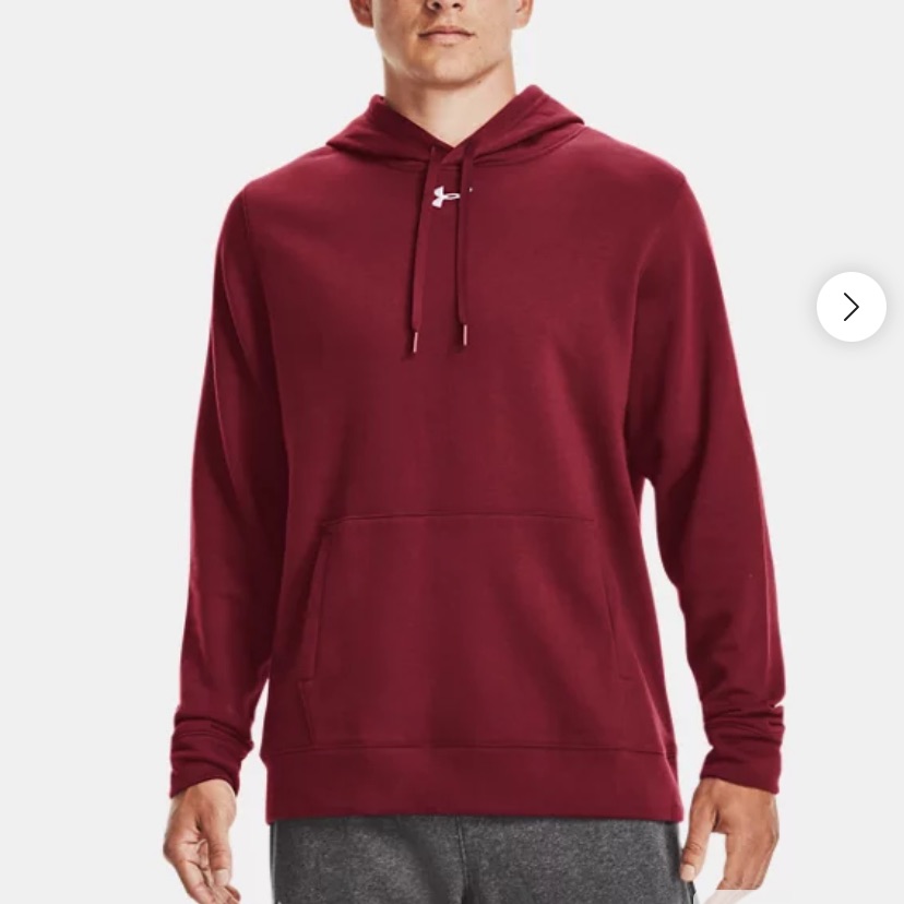 Mens Tall Large Under Armour Hustle Fleece Hoodie